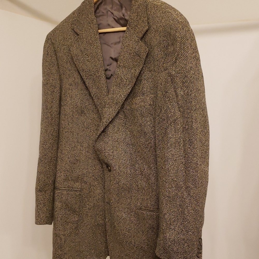 Ermenegildo Zegna Tweed Gray Blazer